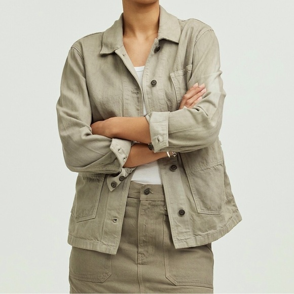 Madewell x MN Dye Studio Denim Chore Coat in Distant Surplus size XXL NWT‎ NO906 - Picture 1 of 13